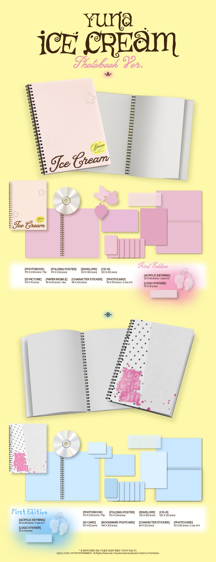 ITZY - YUNA - 'Ice Cream' (Photobook ver.)