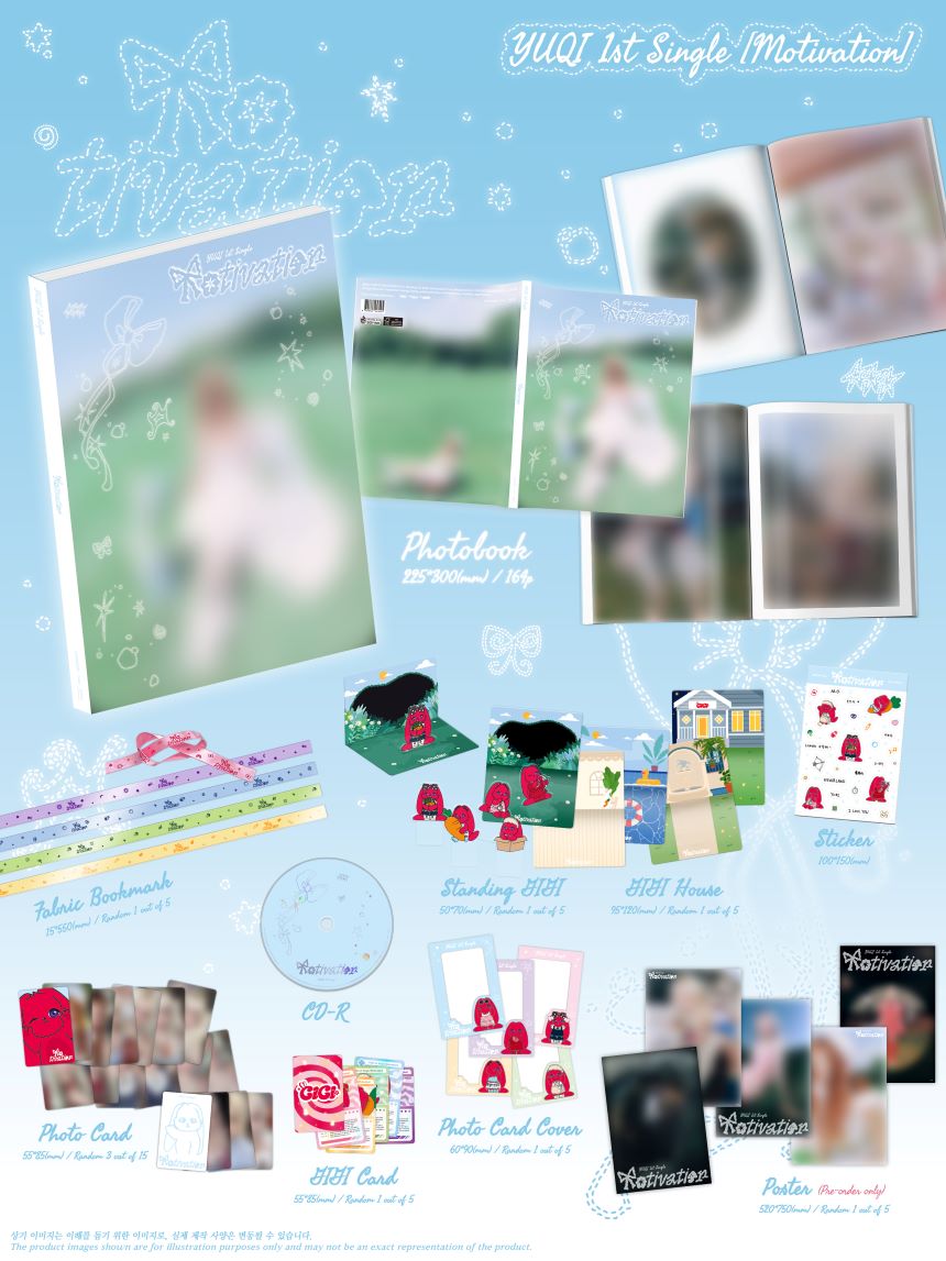 [PRE-ORDER] I-DLE - YUQI - 1st Single Album 'Motivation'