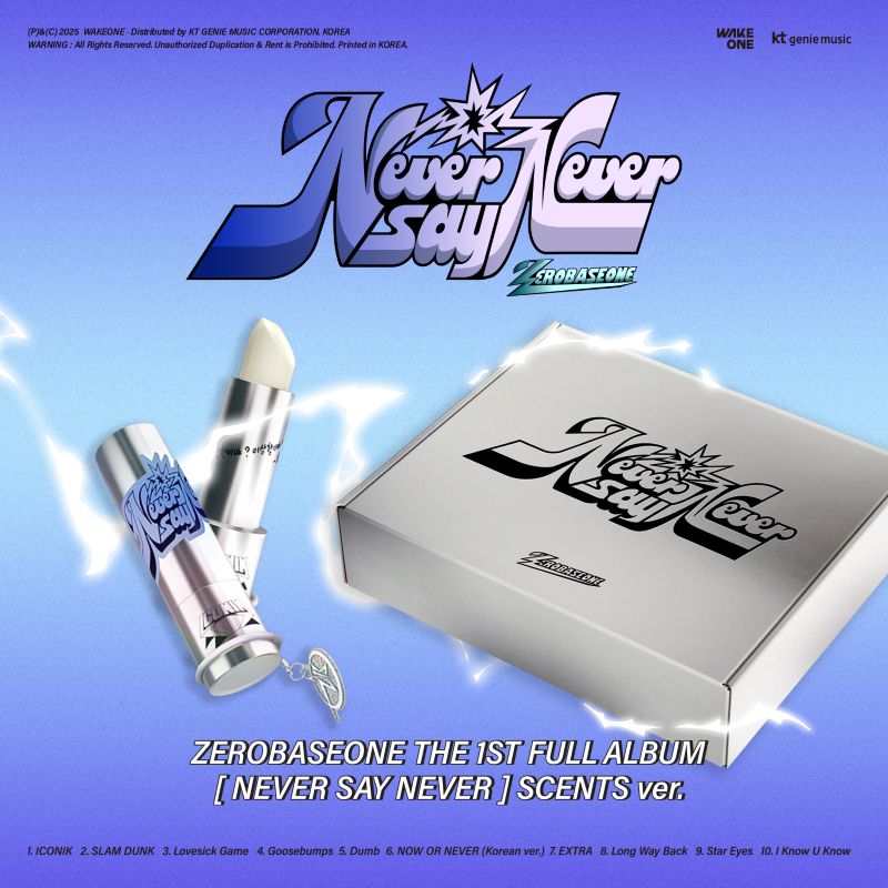 [PRE-ORDER] ZEROBASEONE - The 1st Full Album 'NEVER SAY NEVER' (SCENTS version)