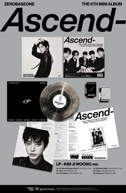 ZEROBASEONE - 6th Mini Album 'Ascend-' (LP Ver.)