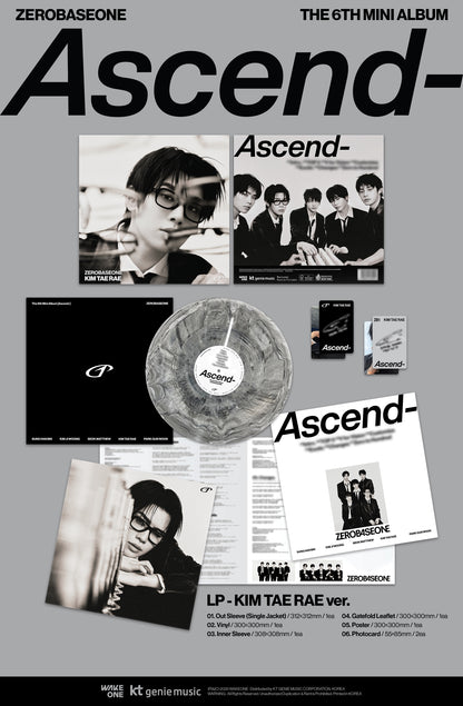 ZEROBASEONE - 6th Mini Album 'Ascend-' (LP Ver.)
