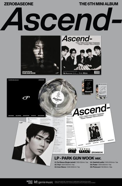 ZEROBASEONE - 6th Mini Album 'Ascend-' (LP Ver.)