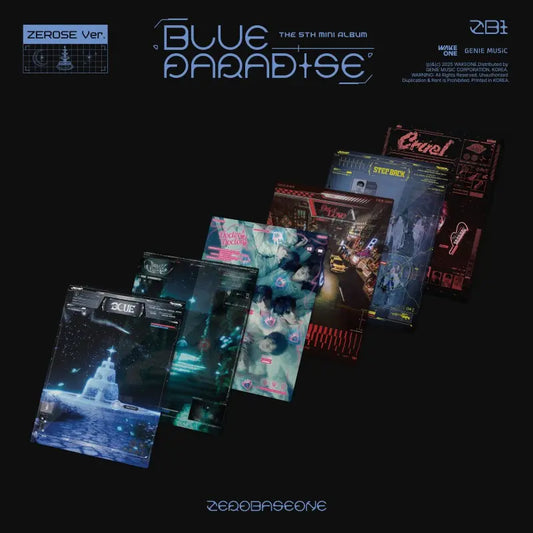 ZEROBASEONE - 5th Mini-Album 'BLUE PARADISE' (ZEROSE Version) (RANDOM)