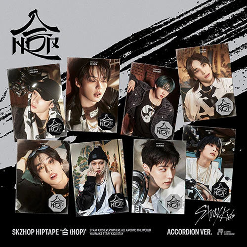 [PRE-ORDER] Stray Kids - SKZHOP HIPTAPE '合 (HOP)' (Accordion Version) + POB Photocard