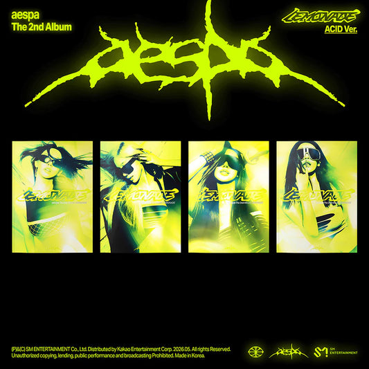 aespa - 2nd Album 'LEMONADE' (ACID Ver.) + Apple Music Photocard POB
