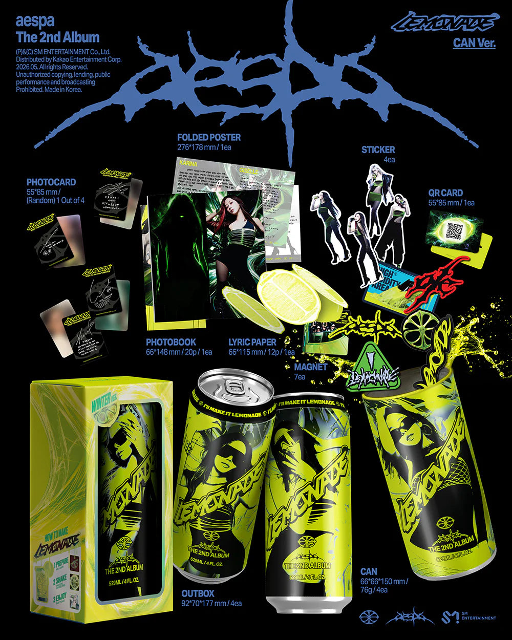 aespa - 2nd Album 'LEMONADE' (CAN Ver.)