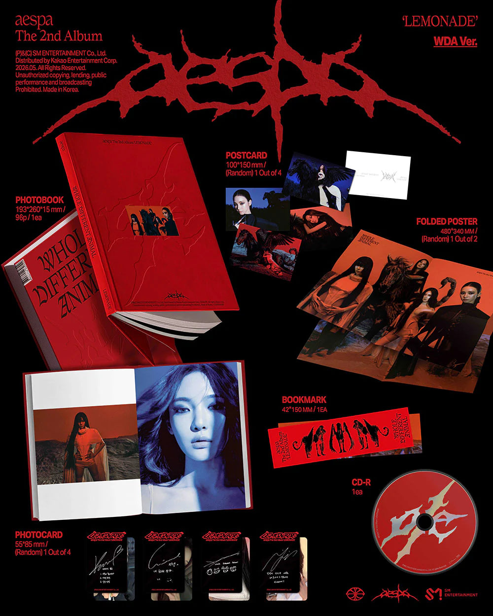 aespa - 2nd Album 'LEMONADE' (WDA Ver.)