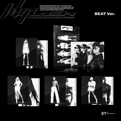 aespa - 5th Mini-Album 'Whiplash' (Beat Version) + Apple Music POB Photocard