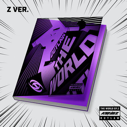 ATEEZ 에이티즈 - 9th Mini-Album 'THE WORLD EP.2 : OUTLAW' (Korean Version) + Apple Music POB