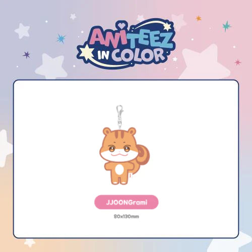 ATEEZ X ANITEEZ - 'ANITEEZ IN COLOR' MD - ANITEEZ PLUSH KEYRING