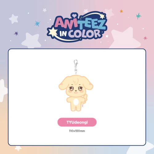 ATEEZ X ANITEEZ - 'ANITEEZ IN COLOR' MD - ANITEEZ PLUSH KEYRING