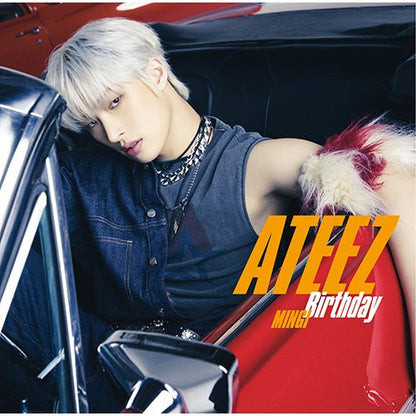 ATEEZ 에이티즈 - 4th Japanese Single 'BIRTHDAY' (Individual Member Solo Version) + POB Member Photocard