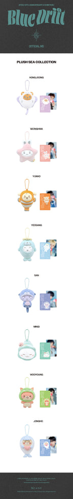 [PRE-ORDER] ATEEZ - 8th Anniversary Exhibition Blue Drift MD - Plush Sea Collection