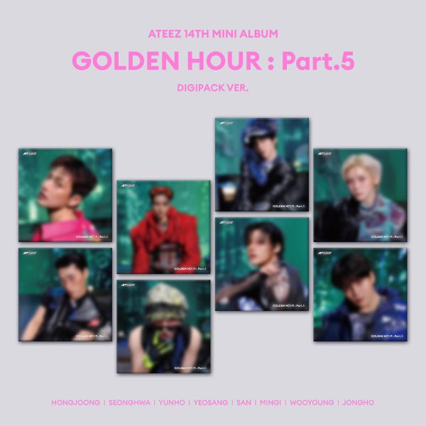ATEEZ - 'GOLDEN HOUR : Part.5' (Member Digipack ver.)