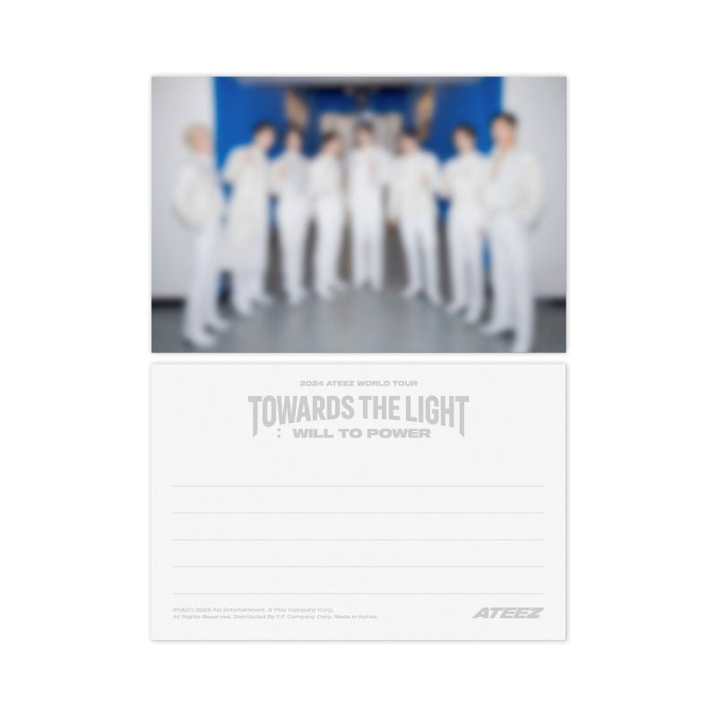 ATEEZ 에이티즈 - 2024 ATEEZ WORLD TOUR 'TOWARDS THE LIGHT: WILL TO POWER' IN SEOUL PLAYCODE + Group Postcard POB