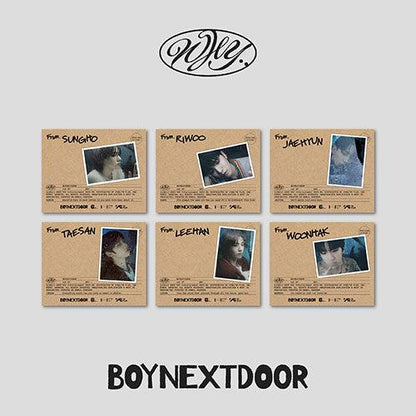 BOYNEXTDOOR - 1st EP 'WHY..' (Letter Version)