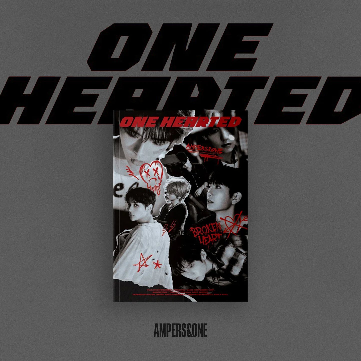 AMPERS&ONE - 2nd Single Album 'ONE HEARTED' [SIGNED ALBUM] (US Version)