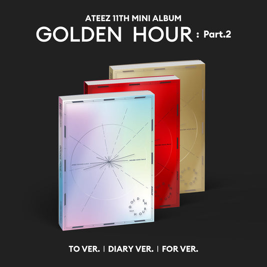 ATEEZ 에이티즈 - 'GOLDEN HOUR : Part 2' (Photobook Version) (Korean Release)