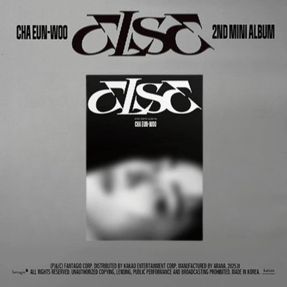 CHA EUN WOO - ASTRO - 2nd Mini Album 'ELSE' (Photobook ver.) + Apple Music Photocard POB