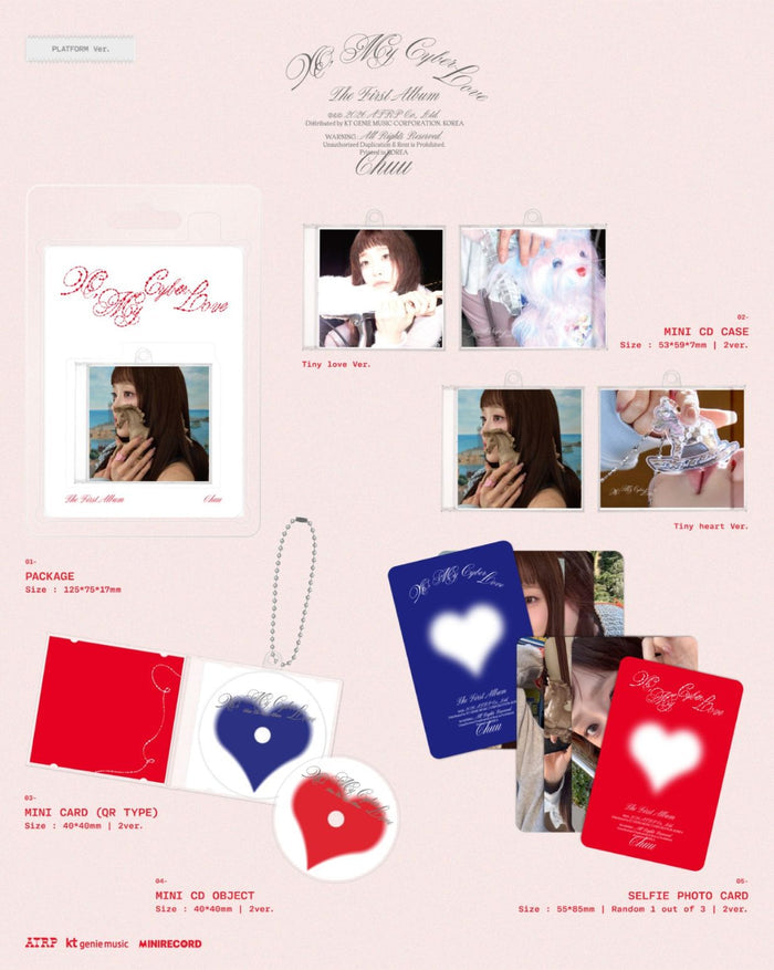 [FINAL SALE] CHUU - The 1st Album 'XO, My Cyberlove' (Platform ver.)