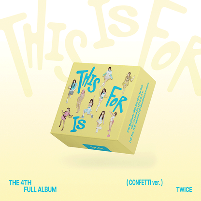 [PRE-ORDER] TWICE - 4th Album 'This is For' (Confetti Version)