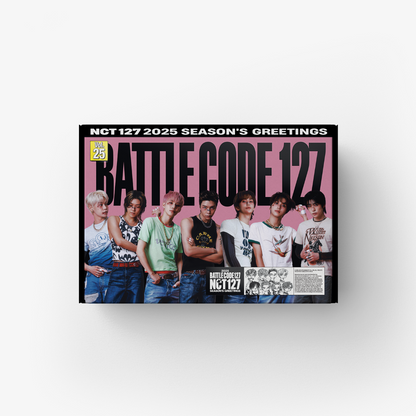 [PRE-ORDER] NCT 127 - 2025 Season's Greetings 'BATTLE CODE 127' + POB Photocard Set