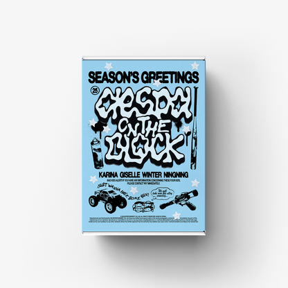 [PRE-ORDER] aespa - 2025 Season's Greetings 'AESPA ON THE BLOCK' + POB Photocard Set