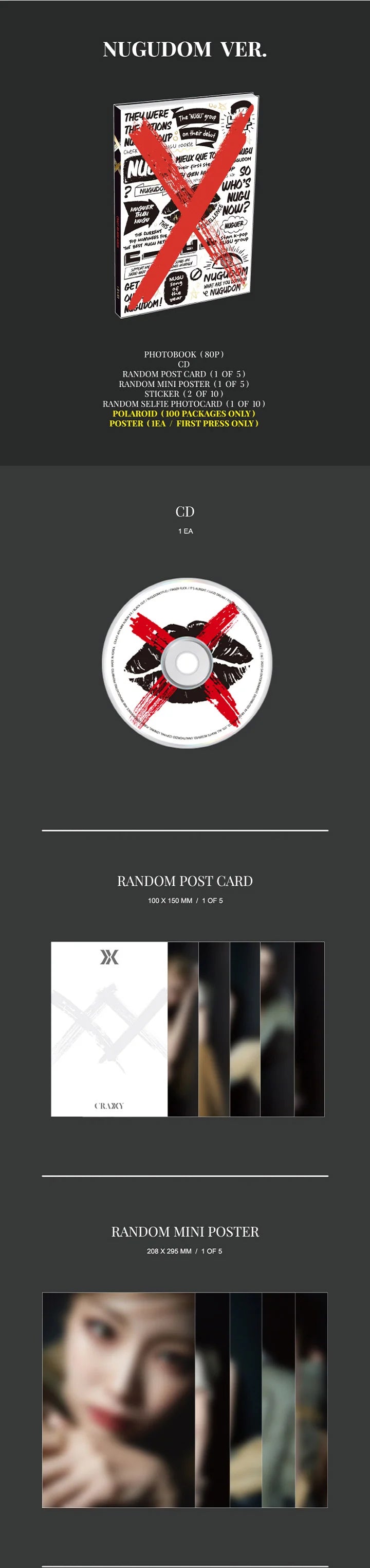 [FINAL SALE] CRAXY - 4th Mini-Album 'XX'