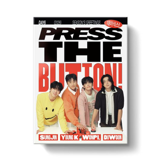 [PRE-ORDER] DAY6 - 2026 SEASON'S GREETINGS 'PRESS THE BUTTON' + Photocard Set POB