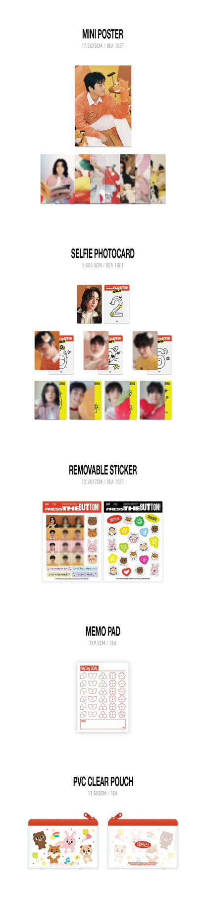 [PRE-ORDER] DAY6 - 2026 SEASON'S GREETINGS 'PRESS THE BUTTON' + Photocard Set POB