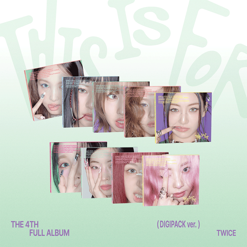 TWICE - 4th Album 'This is For' (Digipack Version) – Kloud K-Pop Store