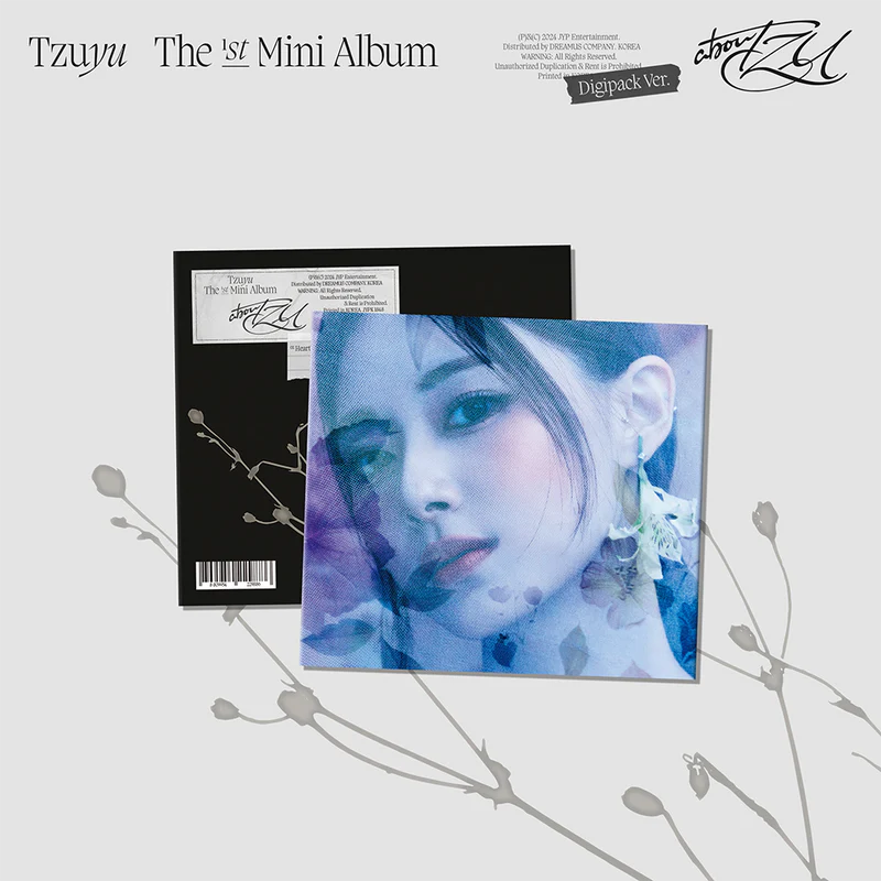 TWICE - TZUYU - 1st Mini-Album 'abouTZU' (Digipack Version) + First Press Only Envelope Set