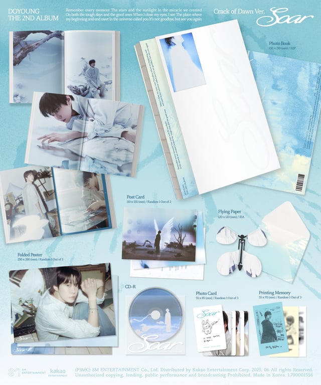 NCT - DOYOUNG - 2nd Album 'SOAR' (Crack of Dawn Version)