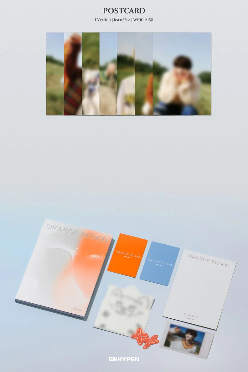 ENHYPEN 엔하이픈 - 5th Mini-Album 'ORANGE BLOOD' (ENGENE Version)