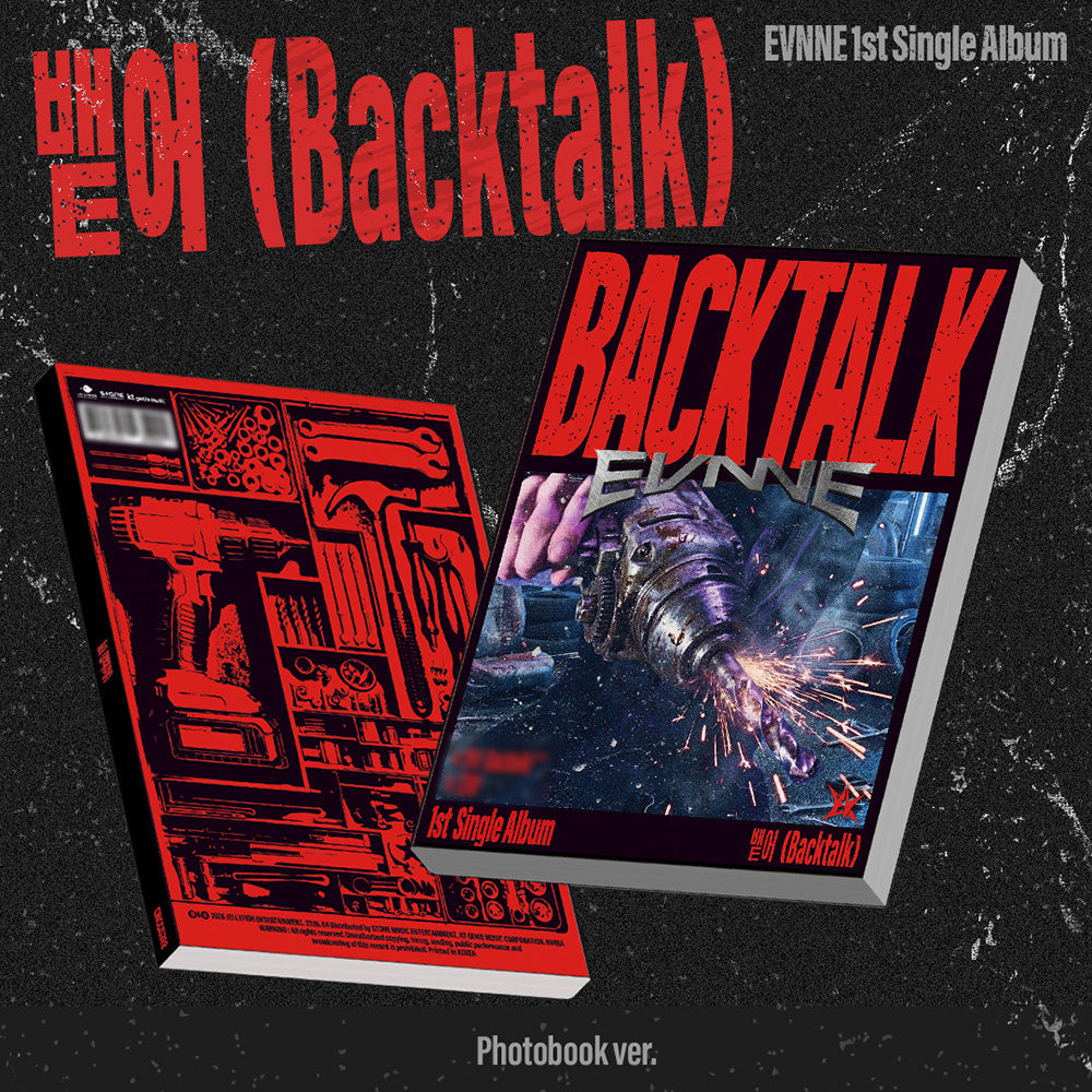 EVNNE - 1st Single Album 'Backtalk' (Photobook Ver.)