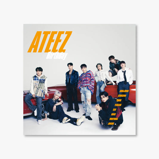 ATEEZ 에이티즈 - 4th Japanese Single 'BIRTHDAY' (Limited Flash Price Edition) + POB Group Photocard