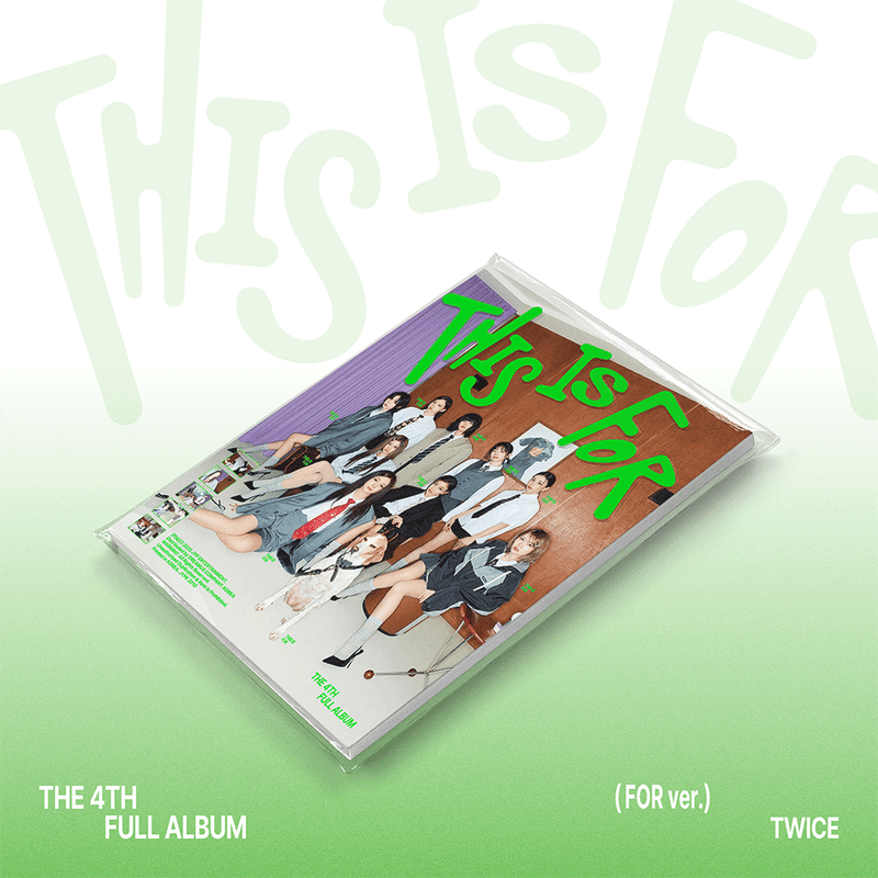 TWICE - 4th Album 'This is For' (Standard Version) + Soundwave POB