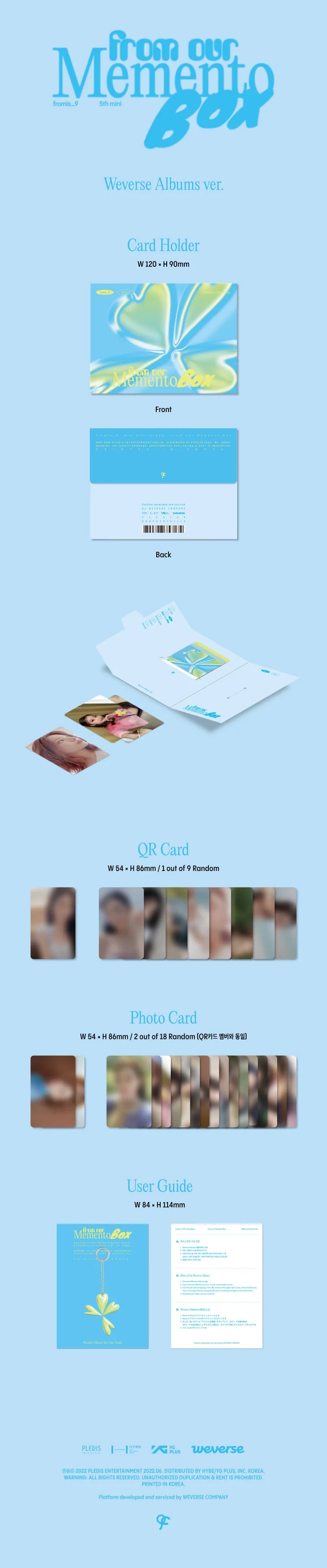fromis_9 - 5th Mini-Album ‘from our Memento Box' (Weverse Album Version)