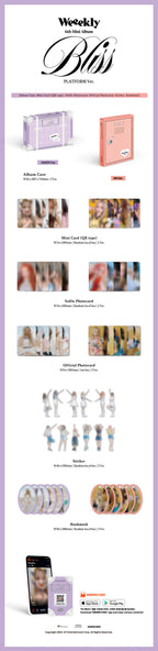 [FINAL SALE] Weeekly 위클리 - 6th Mini-Album 'Bliss' (Platform Version)