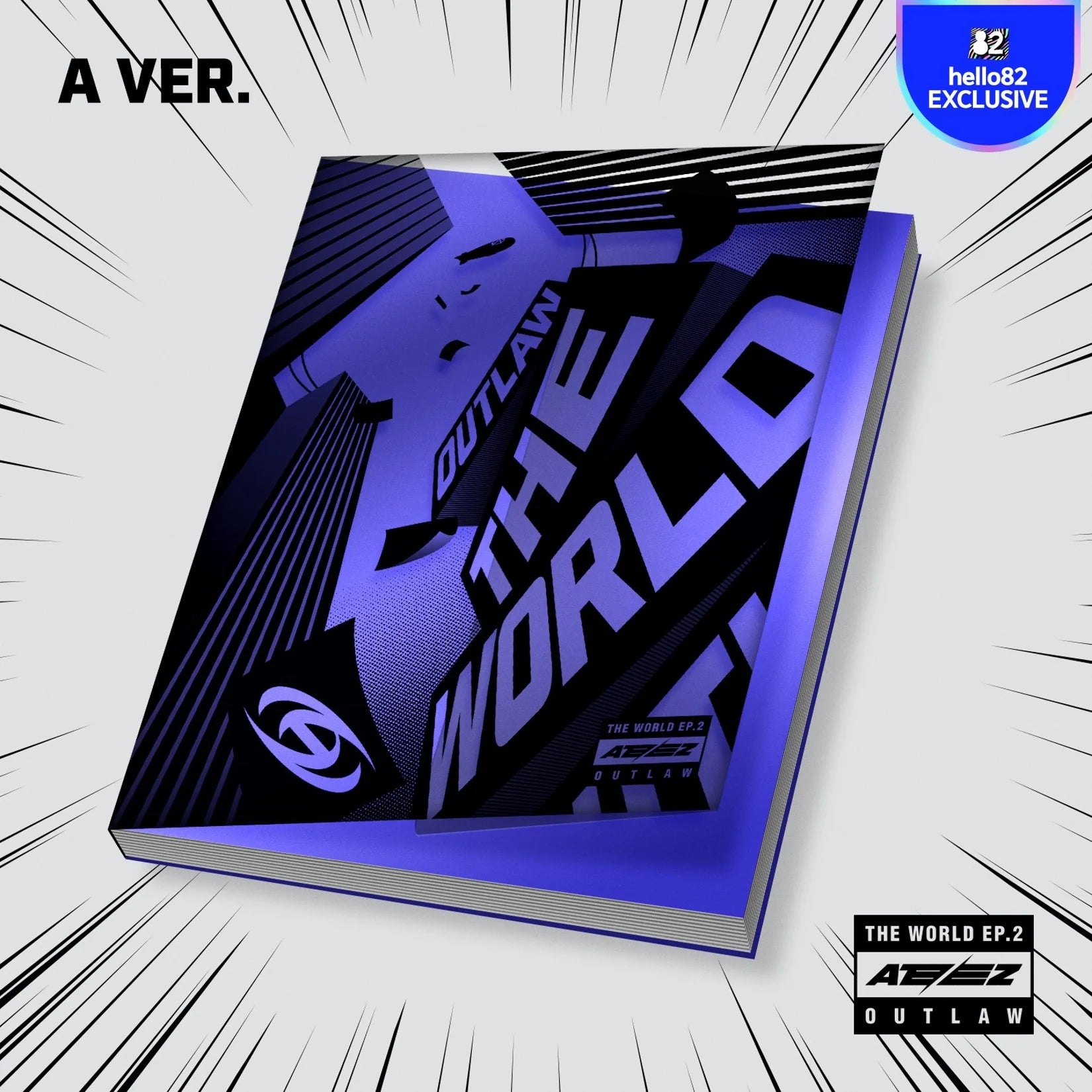 ATEEZ 에이티즈 - 9th Mini-Album 'THE WORLD EP.2 : OUTLAW' (US Version) (Pop-up  Exclusive)