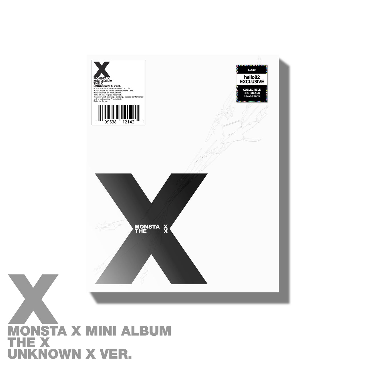 [PRE-ORDER] MONSTA X - 'THE X' (Standard ver.) (hello82 [POP-UP Exclusive])