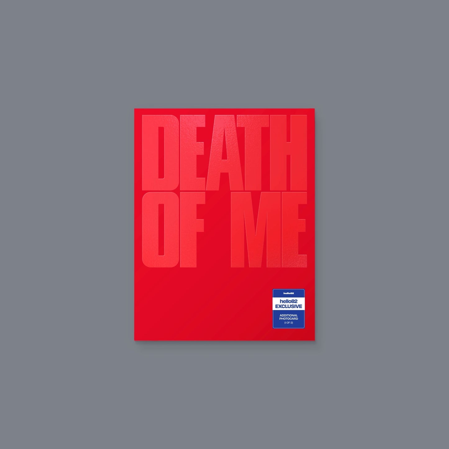 [PRE-ORDER] EVAN - 'DEATH OF ME' (hello82 Exclusive)
