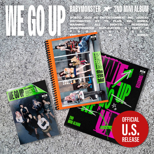 [PRE-ORDER] BABYMONSTER - 2nd Mini Album 'WE GO UP' (Standard ver.) (hello82 [POP-UP Excl.])