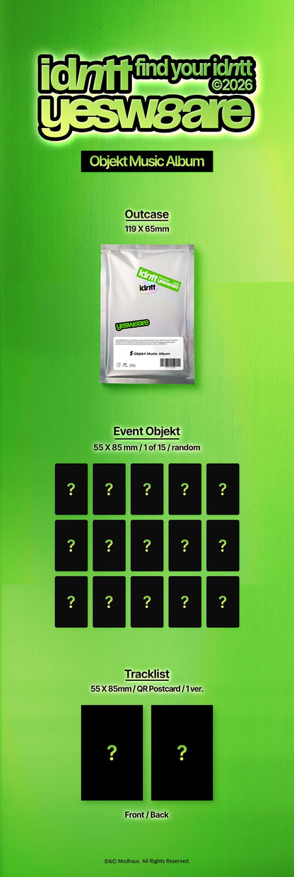 idntt - yesw8are - 1st Mini Album 'find your idntt' (Objekt Music Album ver.)