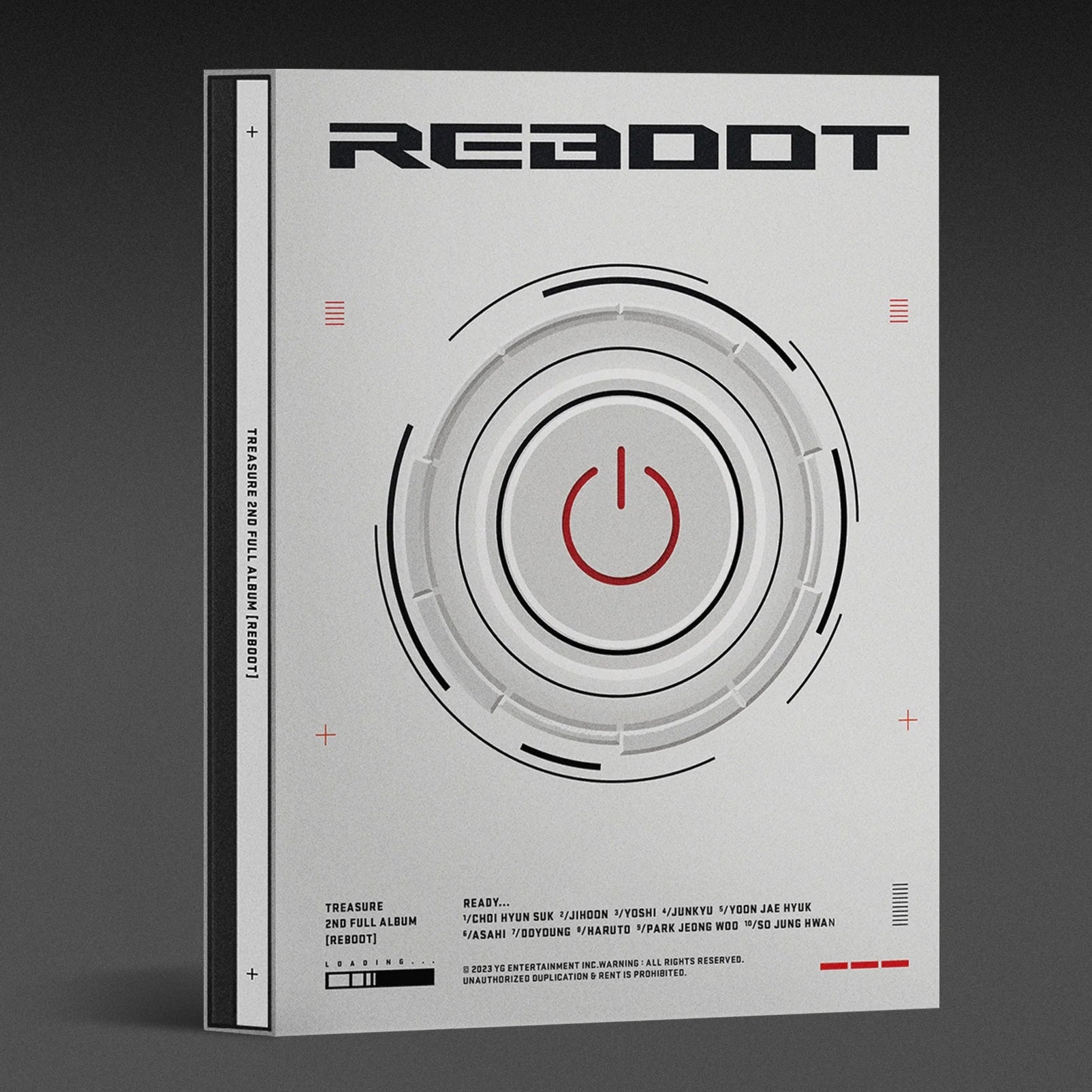 TREASURE - 2nd Full Album 'REBOOT’ (Photobook Version) + Apple Music POB  Photocard