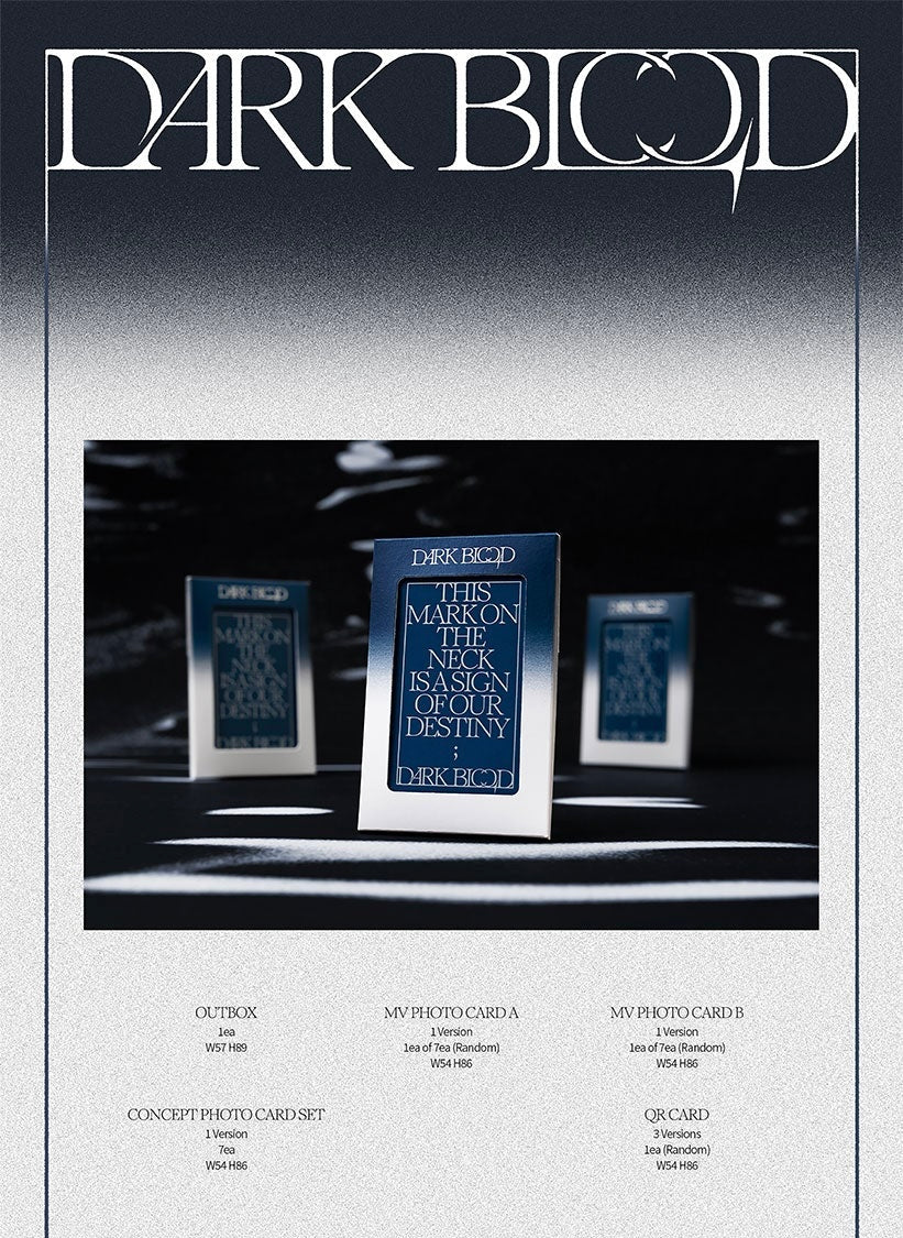 ENHYPEN - 4th Mini-Album 'DARK BLOOD' (Weverse Version)
