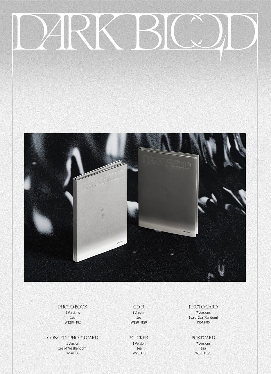 ENHYPEN - 4th Mini-Album 'DARK BLOOD' (ENGENE Version)