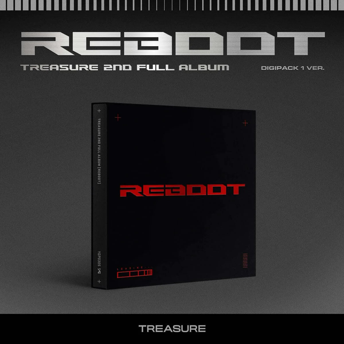 TREASURE - 2nd Full Album 'REBOOT’ (Digipak Version)