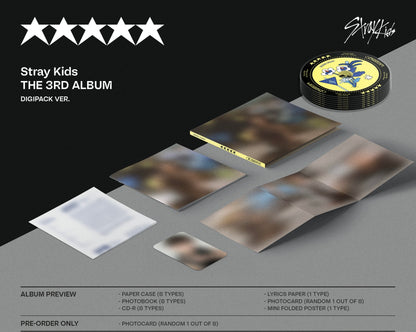 Stray Kids - The 3rd Album '5-STAR' (Digipack Version)