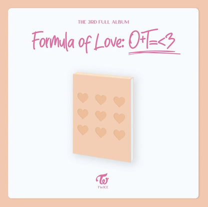 TWICE 트와이스 - 3rd Full Album 'Formula of Love: O+T=<3'